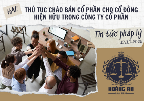 Thủ Tục Chào Bán Cổ Phần Cho Cổ Đông Hiện Hữu Trong Công Ty Cổ Phần